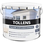 Peinture Façade express - Pour Murs Extérieurs, Murets, Abris de Jardin Tollens Mat - Ton Pierre - 10L = 70m2