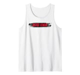 Justice League Movie Red Text Logo Tank Top