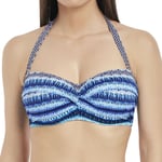 Fantasie Swimwear La Manga Twist Scarf Tie Bandeau Bikini Top Pacific 6456