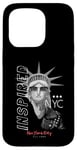 iPhone 15 Pro Cool New York City NYC Statue of Liberty USA Flag Design Case