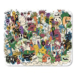 Mousepad Computer Notepad Office Beast of Monsters and Cute Alien Friendly Cool Collection Home School Game Player Computer Worker Inch