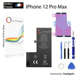 OuiSmart® BATTERIE POUR IPHONE 12 PRO MAX INTERNE NEUVE DE REMPLACEMENT AVEC OUT