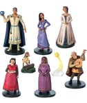 Disney Store Official Wish Deluxe Figurine Playset 8 Pc Includes Asha, Valentino