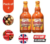 2 x Frank's RedHot Buffalo Wing Sauce 2 Pack 680ml - Perfect for Wings