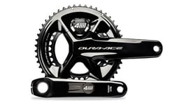 Pedalier capteur de puissance 4iiii precision 3  pro dual side   shimano dura ace fc r9200 52 36 dents 12v noir