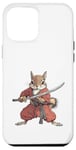 Coque pour iPhone 12 Pro Max Anime Samurai Squirrel Warrior Kids