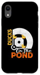 iPhone XR Ducks on the Pond Baseball Field Softball Saying Graphic Case