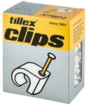 Tillex Clips 7-10mm (1,8x25mm spik) Vit (400-pak)