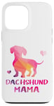 Coque pour iPhone 13 Pro Max Teckel Mama Color Dackel Dog