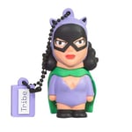 Tribe Warner Bros DC Comics Cat Woman Clé USB 8 Go Fantaisie Pendrive USB Flash Drive 2.0 Originale Stockage Memoire, Idee Cadeau Figurine 3D, Stockage USB en PVC avec Porte-Clés – Multicolore