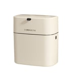 Poubelle à Compost de Cuisine Comptoir Intérieur Petite Suspendue avec Couvercle Blanc - 1.8 Gallons/7L