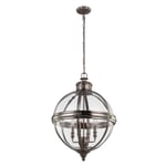 Noble Lampe Suspendue Bille Abat-Jour Ø50cm Hauteur Réglable Victorien Design