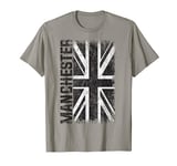 Manchester England United Kingdom British Jack Union Flag T-Shirt