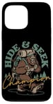 Coque pour iPhone 13 Pro Max Bigfoot Hide and Seek Champion Sasquatch Yeti Funny Bigfoot