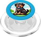 ROTTIES ROCK pet family dog Rottweiler puppy German breed PopSockets PopGrip for MagSafe