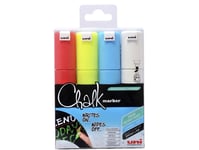 Whiteboard- Och Kritstreck Uni Chalk Pwe-8K 4 St 8Mm (4 St)