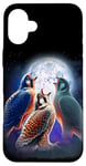 iPhone 16 Plus 3 Falcon Howling At The Moon Funny Hawk Bird Lover Birder Case