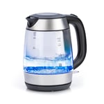 STATUS Portland Water Kettle | 1.7 Litre Swivel Cordless Kettle | Glass | 2kw Fast Boiling Kettle | PORTLANDKETTLE