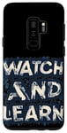 Coque pour Galaxy S9+ Superbe déclaration de montre et d'apprentissage pour les fans de discours