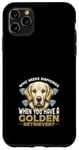 Coque pour iPhone 11 Pro Max Golden Retriever pour filles - Race de chien Golden Retriever