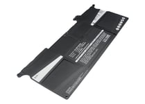 Kompatibelt med Apple Macbook Air 11.6"" MD711LL/A, 7.6V, 5100 mAh