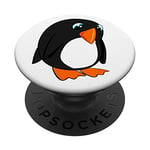 Penguin Phone Pop Out Button Holder,Cool Penguins Phone Grip PopSockets PopGrip: Swappable Grip for Phones & Tablets