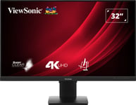 Viewsonic Vg3208-4K, 81,3 Cm (32"), 3840 X 2160 Pixlar, 4K Ultra Hd, Led, 4 Ms, Svart