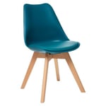 Chaise de table Baya Atmosphera H.81 cm bleu canard