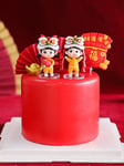 Product Size 4.5*4.5*7.2Cm Lion Dance Boy Year Of The Tiger New Year Lion Dan