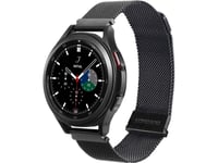 Dux Ducis Dux Ducis Magnetiskt Armband För Samsung Galaxy Watch / Huawei Watch / Honor Watch (20Mm Band) Magnetiskt Armband Svart (Milanese Version)