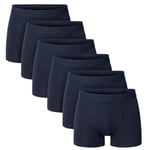 Bread and Boxers Boxer Briefs 6P Marine økologisk bomull Large Herre