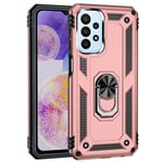 Samsung Galaxy A23      Military Armour Ring Case    RoseGold