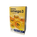 Omega 3 1000mg + D- ja E-vitamiinit kapselit, N60