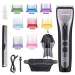 BarberBoss Beard Trimmer Men, Hair Clippers Men, Mens Grooming Kits, Hair Trimmer Men, Cordless Clippers for Men Haircut, Waterproof Face Grooming, Hair Clipping Hair Trimmer Men QR-2096