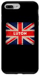 Coque pour iPhone 7 Plus/8 Plus Drapeau Luton Bedfordshire Born And Bred