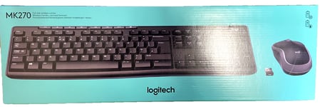 Logitech MK270 Wireless Combo Keyboard and Mouse Set