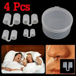 4 Pcs Nose clip- Clip Nez anti-ronflement et apnée du sommeil Dilatateur nasal