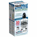 Neilmed Natural Sinus Rinse Relief 10 Premixed Sachets & 240 ml Bottle