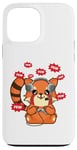 Coque pour iPhone 13 Pro Max Red Panda Gamer Jeux vidéo PC Zoo Animal Zookeeper