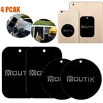 4PCS Metal Plates Iron Sheet For Magnetic Car Mount Phone Holder w/Adhesive Tape