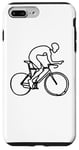 Coque pour iPhone 7 Plus/8 Plus Cyclisme Graphic Racing Bicycle