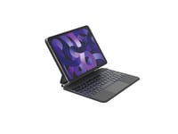 Belkin Connect Pro - Tangentbord Och Foliefodral (Skyddsfodral) - Med Magnetiskt Stativ - Med Pekplatta - Bakgrundsbelyst - Trådlös - Bluetooth - Qwerty - Holländsk - För Apple 12.9-Inch Ipad Pro Wi-Fi, Wi-Fi + Cellular