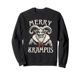 Merry Krampus Christmas Ugly Monster Men Women Kids Funny Sweatshirt