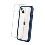 RhinoShield Coque Compatible avec [iPhone 13] | Mod NX - Protection Fine Personnalisable avec Technologie Absorption des Chocs [sans BPA] - Bleu Marine