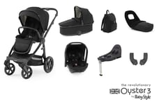 Babystyle Oyster 3 Luxury bundle in Pixel Black with Free Organiser