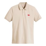 Polo Levi's® coton avec manches courtes et col polo beige