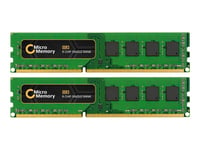 Coreparts - Ddr3 - Sats - 8 Gb: 2 X 4 Gb - Dimm 240-Pin - 1333 Mhz / Pc3-10600 - Ej Buffrad - Icke Ecc