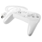 Manette De Jeu Filaire Souple À 8 Boutons Pour Nintendo Wii, Contrôleur De Jeu Classique Blanc