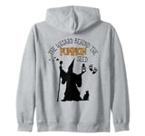 The Wizard Behind The Pumpkin Seed Halloween Pregnancy Men Zip Hoodie