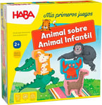 HABA 306073 - Mes Premiers Jeux – Animal sur Animal, Classique Jeu d'empilement. Plus 2 Ans